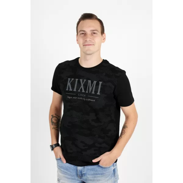  Tricou pentru bărbați KIXMI RADLY NEGRU 