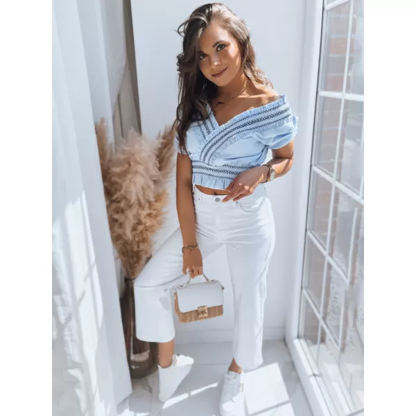  Pantalonii pentru doamne DSTREET RETIS UY1478 ALB 