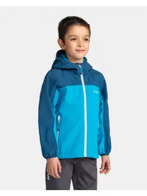 Jachetă softshell pentru copii KILPI RAVIO-J TJ0103KI ALBASTRU