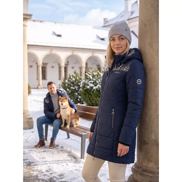  Palton de femei ALTISPORT BEVERLY ALBASTRU INCHIS 