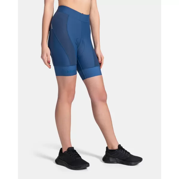  Pantaloni scurți de ciclism pentru femei KILPI PRESSURE-W TL0416KI ALBASTRU ÎNCHIS 