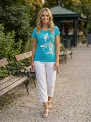 Tricou pentru femei ALTISPORT ALW178122 TURCOAZ