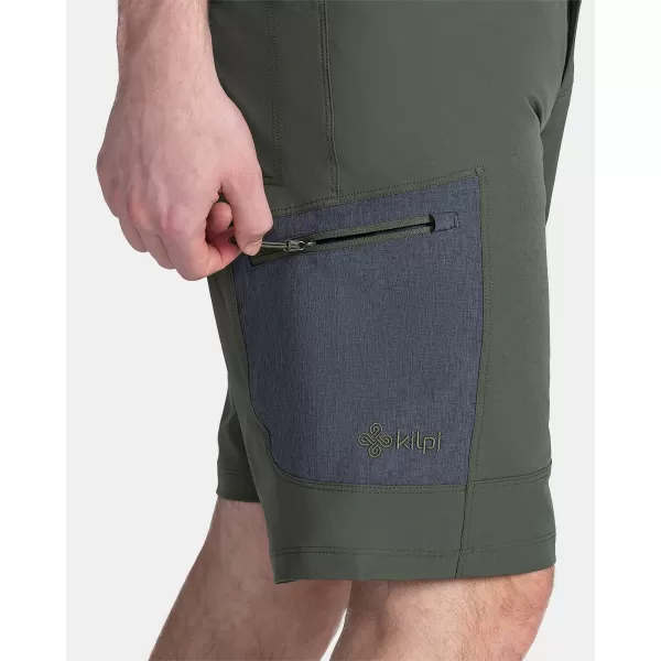  Pantaloni scurți pentru bărbați KILPI NAVIA-M TM0411KI VERDE ÎNCHIS 