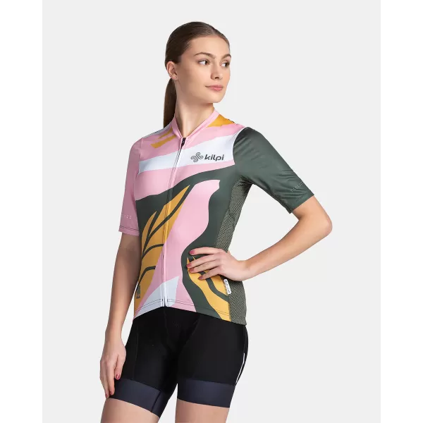  Tricou de ciclism pentru femei KILPI RITAEL-W TL0352KI VERDE ÎNCHIS 