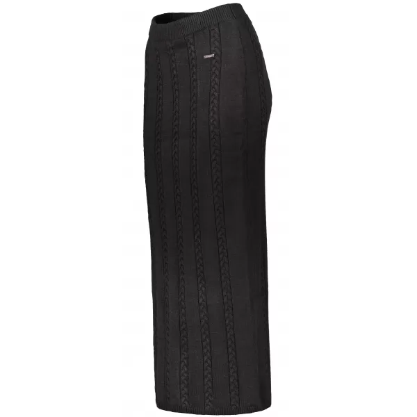  Fusta dama tricotata KIXMI RUBY NEGRU 