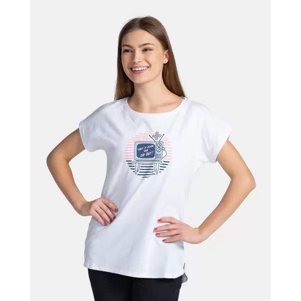  Tricou pentru femei KILPI NELLIM-W TL0363KI ALB 