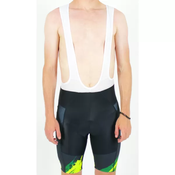  Pantaloni scurți premium pentru ciclism pentru bărbați ALTISPORT SWE/ALM01S13 VERDE 