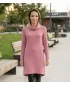 Rochie hanorac de dama KIXMI RIVA ROZ ÎNCHIS