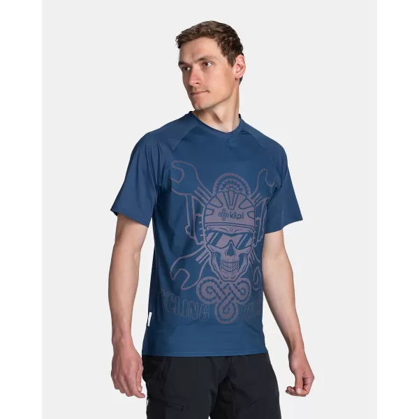  Tricou de ciclism pentru bărbați KILPI REMIDO-M TM0361KI ALBASTRU ÎNCHIS 