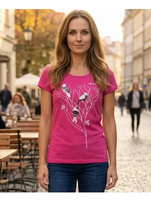 Dámské triko ALTISPORT CARRYOVER ALW182122 FUCHSIOVÁ