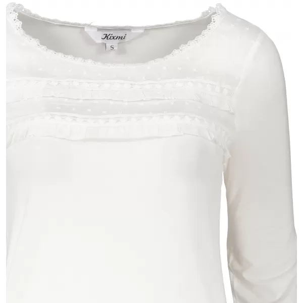  Tricou pentru femei KIXMI RACHEL ALB 