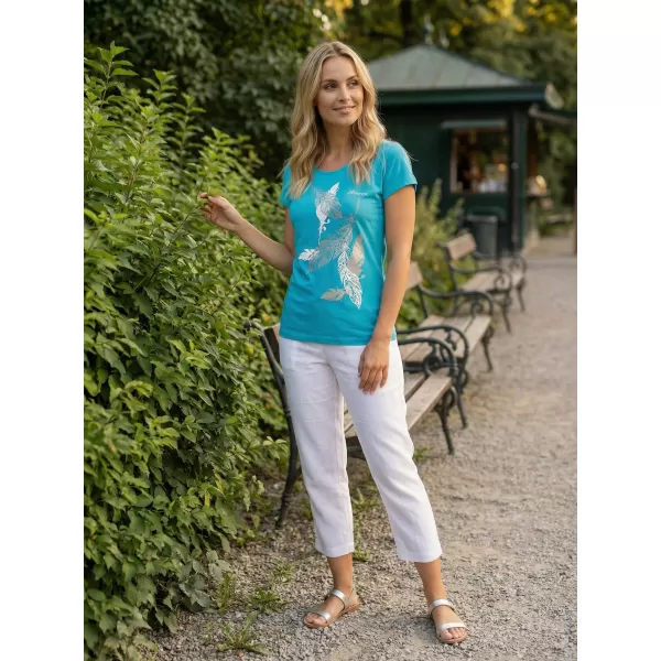  Tricou pentru femei ALTISPORT ALW178122 TURCOAZ 