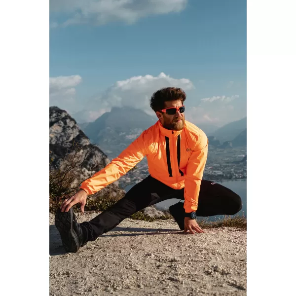 Jachetă sport pentru bărbați NORDBLANC SECURED NBSJM7898 PORTOCALIU ȘOCANT 