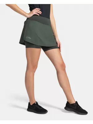 Fusta de dama KILPI TITICACA-W TL0420KI VERDE ÎNCHIS