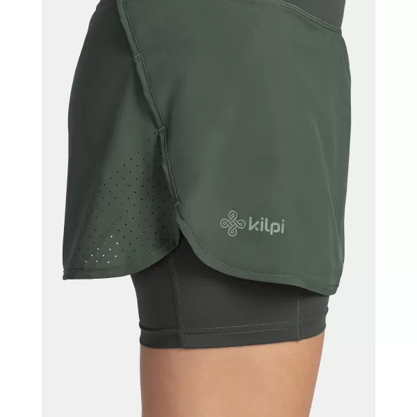  Fusta de dama KILPI TITICACA-W TL0420KI VERDE ÎNCHIS 