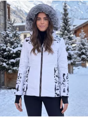 Geaca de iarna dama ALTISPORT BIANCA ALB
