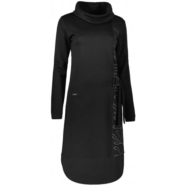  Rochie hanorac de dama KIXMI RENIE NEGRU 