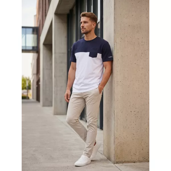  Tricou pentru bărbați SAM 73 SIRIUS MT 826 ALB 