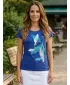 Tricou pentru femei ALTISPORT ALW178122 ALBASTRU REGAL