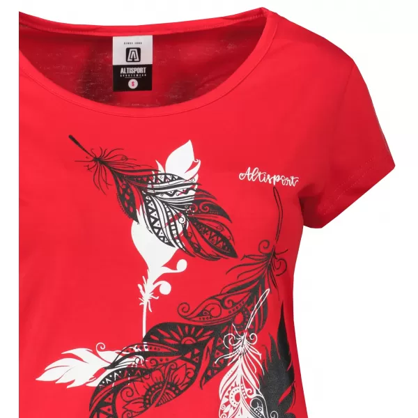  Tricou pentru femei ALTISPORT ALW178120 ROȘU 