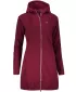 Hanorac prelungit dublu fleece pentru femei ALTISPORT MIEGA LSWB427 BURGUNDIA