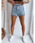 Pantaloni scurți pentru doamne DSTREET PALOMA PARADISE SY0309 ALBASTRU DESCHIS
