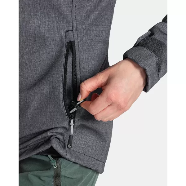  Jachetă softshell de damă KILPI RAVIA-W TL0109KI GRI ÎNCHIS 