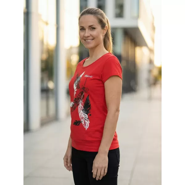  Tricou pentru femei ALTISPORT ALW178120 ROȘU 