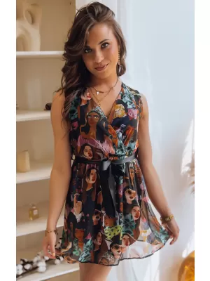 Rochie DSTREET ANNA EY2313z NEGRU