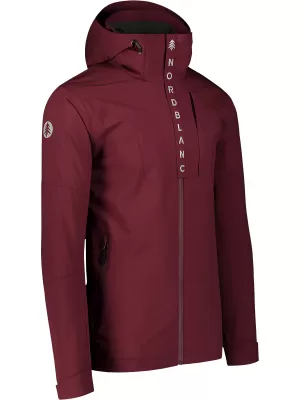 Jachetă pentru bărbați NORDBLANC COMPASS NBSJM7890 BURGUNDIA