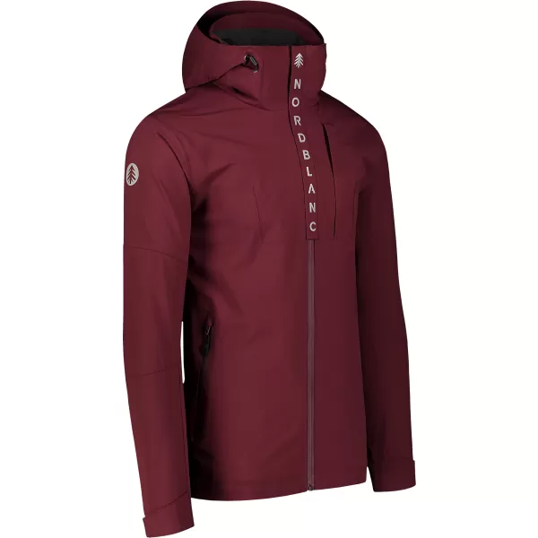  Jachetă pentru bărbați NORDBLANC COMPASS NBSJM7890 BURGUNDIA 