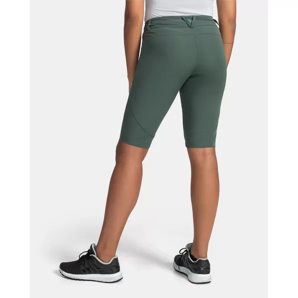  Pantaloni scurți de damă KILPI SYLANE-W TL0403KI VERDE ÎNCHIS 