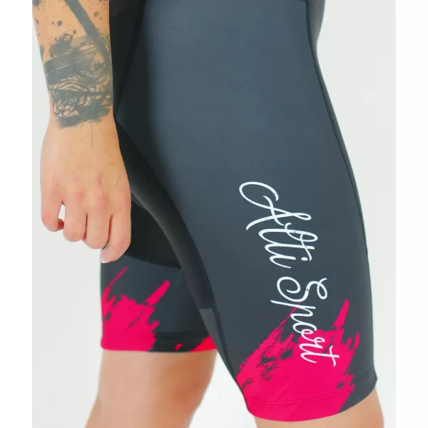  Pantaloni scurți premium pentru ciclism pentru femei ALTISPORT SWE/ALW01S14 ROȘU 