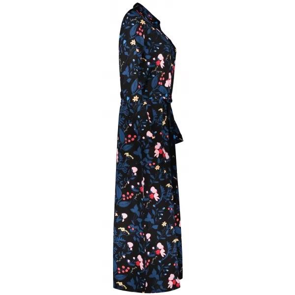 Rochie cămașă de damă KIXMI ROSITA NEGRU 