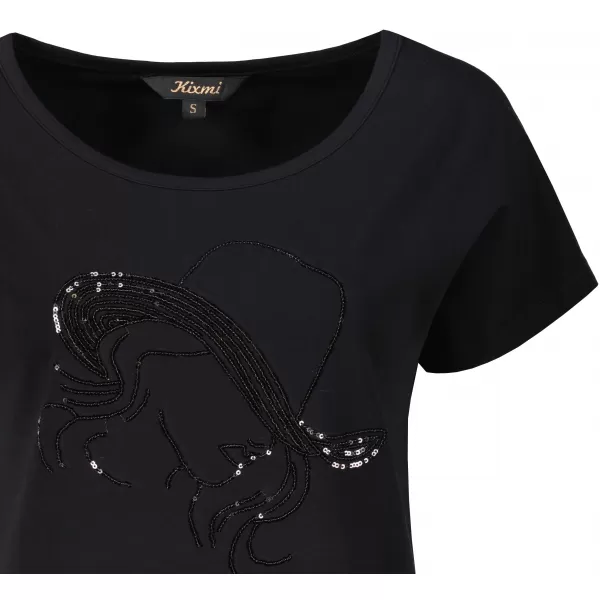  Tricou pentru femei KIXMI ROCCA NEGRU 