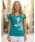 Tricou pentru femei ALTISPORT ALW178120 TURCOAZ ÎNCHIS