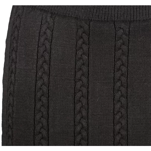  Fusta dama tricotata KIXMI RUBY NEGRU 