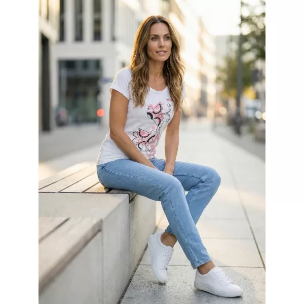  Tricou pentru femei ALTISPORT ALW179122 ALB 