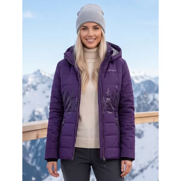  Geaca de iarna dama ALTISPORT BEATRICE VIOLET 