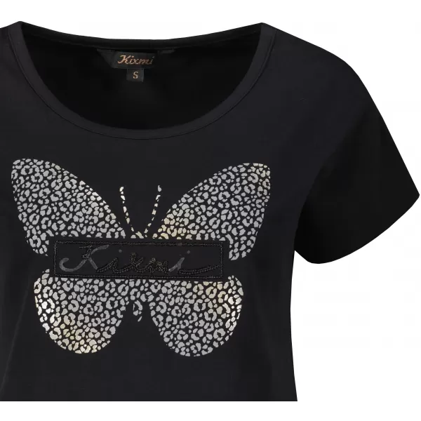  Tricou pentru femei KIXMI ROSIE NEGRU 