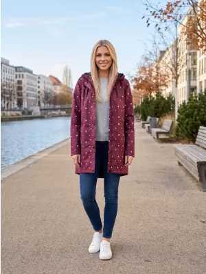 Geaca de toamna de dama ALTISPORT OWEDA LJCB628 BURGUNDIA