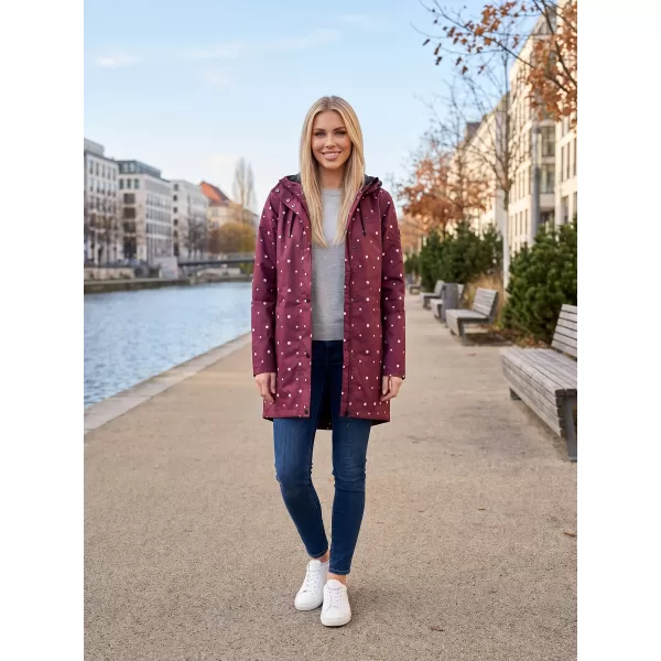  Geaca de toamna de dama ALTISPORT OWEDA LJCB628 BURGUNDIA 