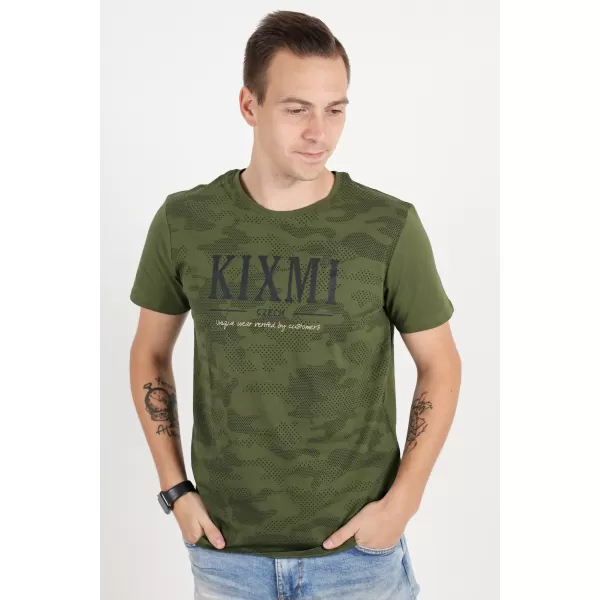 Tricou pentru bărbați KIXMI RADLY MILITAR 