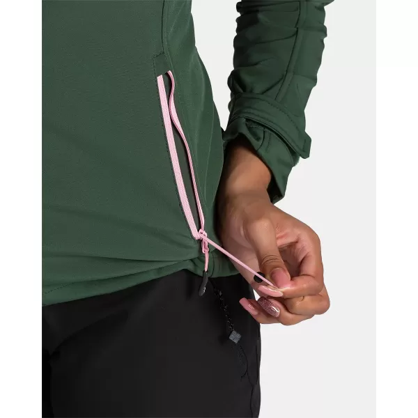  Jachetă softshell de damă KILPI RAVIA-W TL0109KI VERDE ÎNCHIS 