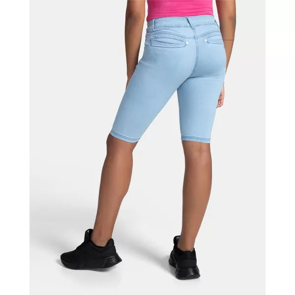  Pantaloni scurți de damă KILPI PARIVA-W TL0411KI ALBASTRU DESCHIS 