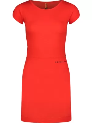 Rochie NORDBLANC WAISTLINE NBSLD7805 CERNEALĂ PORTOCALIE