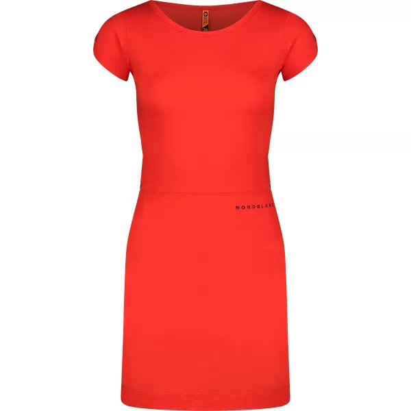  Rochie NORDBLANC WAISTLINE NBSLD7805 CERNEALĂ PORTOCALIE 