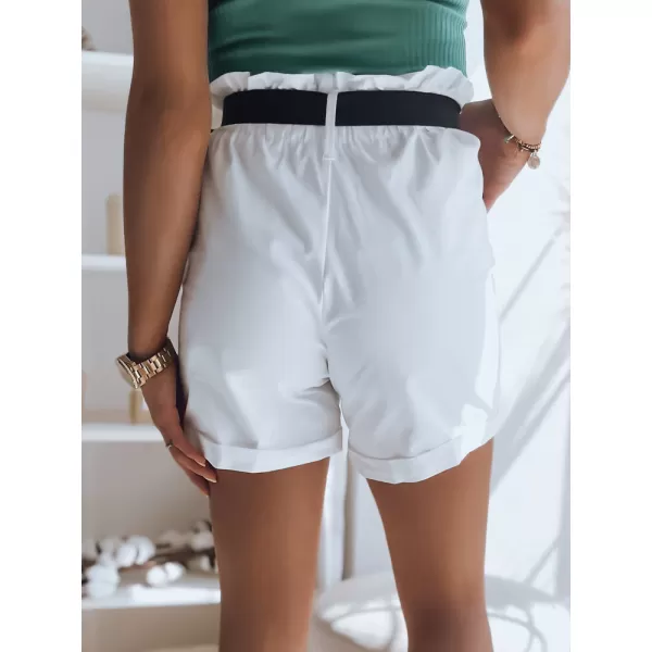  Pantaloni scurți pentru doamne DSTREET MILO SY0301 ALB 