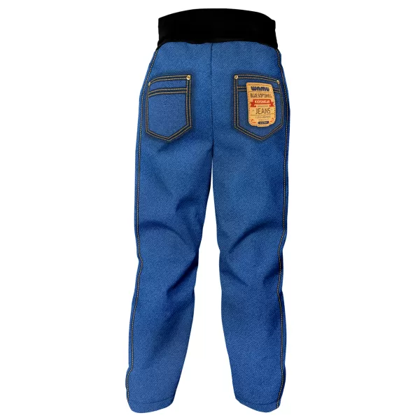  Pantaloni softshell pentru copii WAMU DŽÍNY BLUGI 