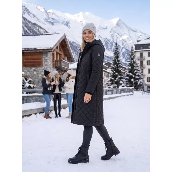  Palton de femei ALTISPORT DERFA LCTB219 NEGRU 